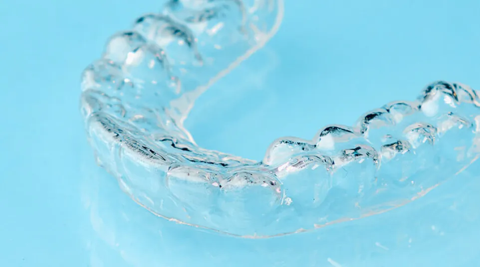 a woman with her mouth open